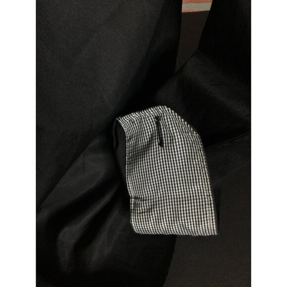 Vitarelli Mens Slim Fit Button-Up Dress Shirt Long Sleeves Collared Black Size 1 - Picture 3 of 8